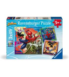 Puzzle Ravensburger Spiderman 3x49 pièces