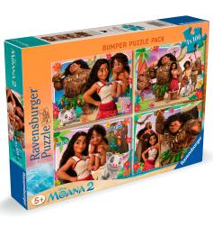 Puzzle Ravensburger Moana 2 4 x 100 pièces