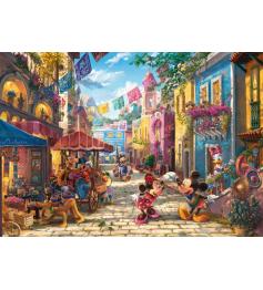 Puzzle Schmidt Disney Mickey et Minnie au Mexique de 6000 pièces