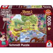 Puzzle Schmidt June's Journey Thé dans le Jardin de 1000 Pièces