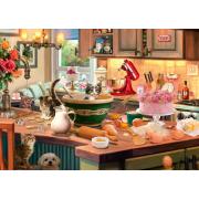 Puzzle Schmidt La Table de Cuisine - Puzzles Secrets de 1000 P