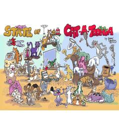 SunsOut State of Cat-a-Toonia Puzzle 1000 pièces