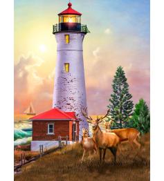 Puzzle SunsOut Phare de Crisp Point XXL de 500 Pieces