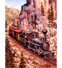 Puzzle SunsOut Courbe de la Locomotive XXL de 500 Pieces