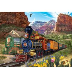 SunsOut Train Traversant le Canyon Puzzle XXL 1000 pièces