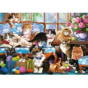 Puzzle Trefl Famille de chats 500 pièces