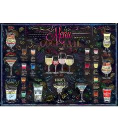 Puzzle Trefl Carte Cocktail de 500 pièces